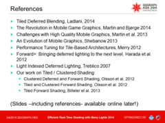 Slide: Many Light Mobile References